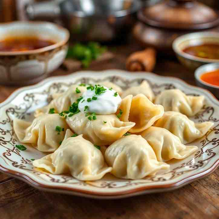 Armenian Manti Dumplings with Yogurt & Broth